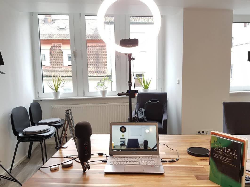 Coaching-Raum Podcast Setup